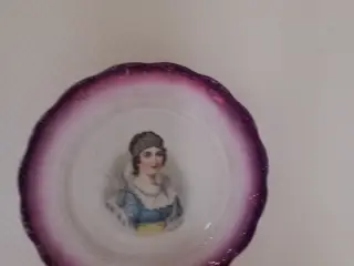 Tallerken med portræt af Madame Récamier