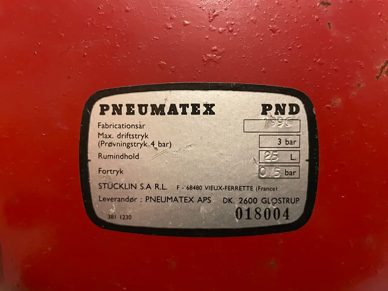 Billede 2 - Expantionsbeholder 25 ltr. Pneumatex