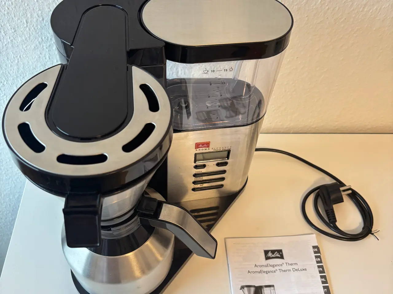 Billede 1 - Melitta Aroma Elegance Deluxe Therm, med timerfunk