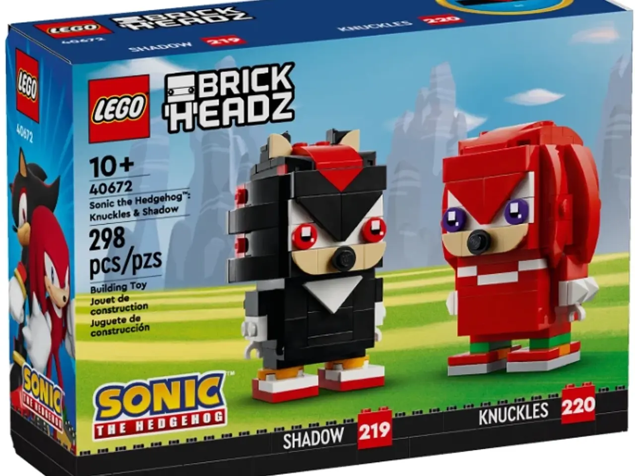 Billede 3 - Lego Brickheadz, ny 40672 Sonic: Knuckles & Shadow