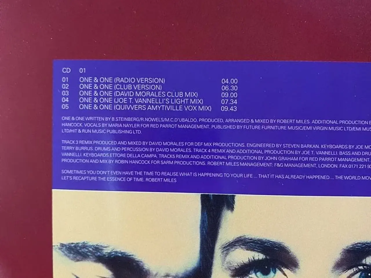 Billede 2 - Robert Miles featuring Maria Nayler
