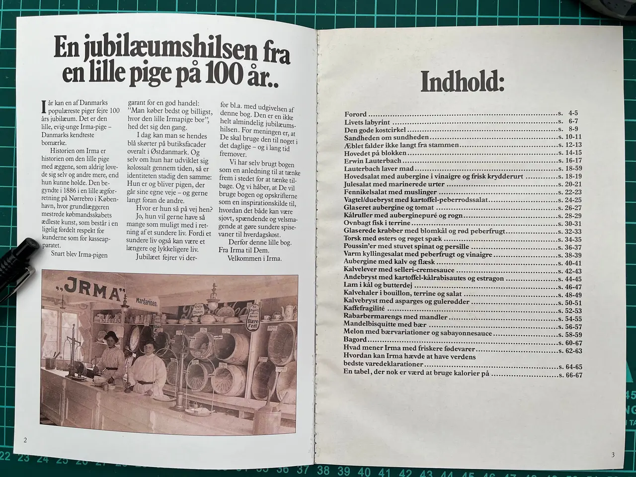 Billede 3 - 100 års jubilæums-kogebog fra IRMA. Giv bud.