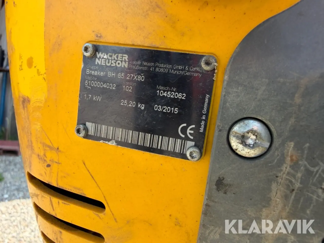 Billede 5 - Benzinhammer Wacker Neuson BH65 - 1 styk