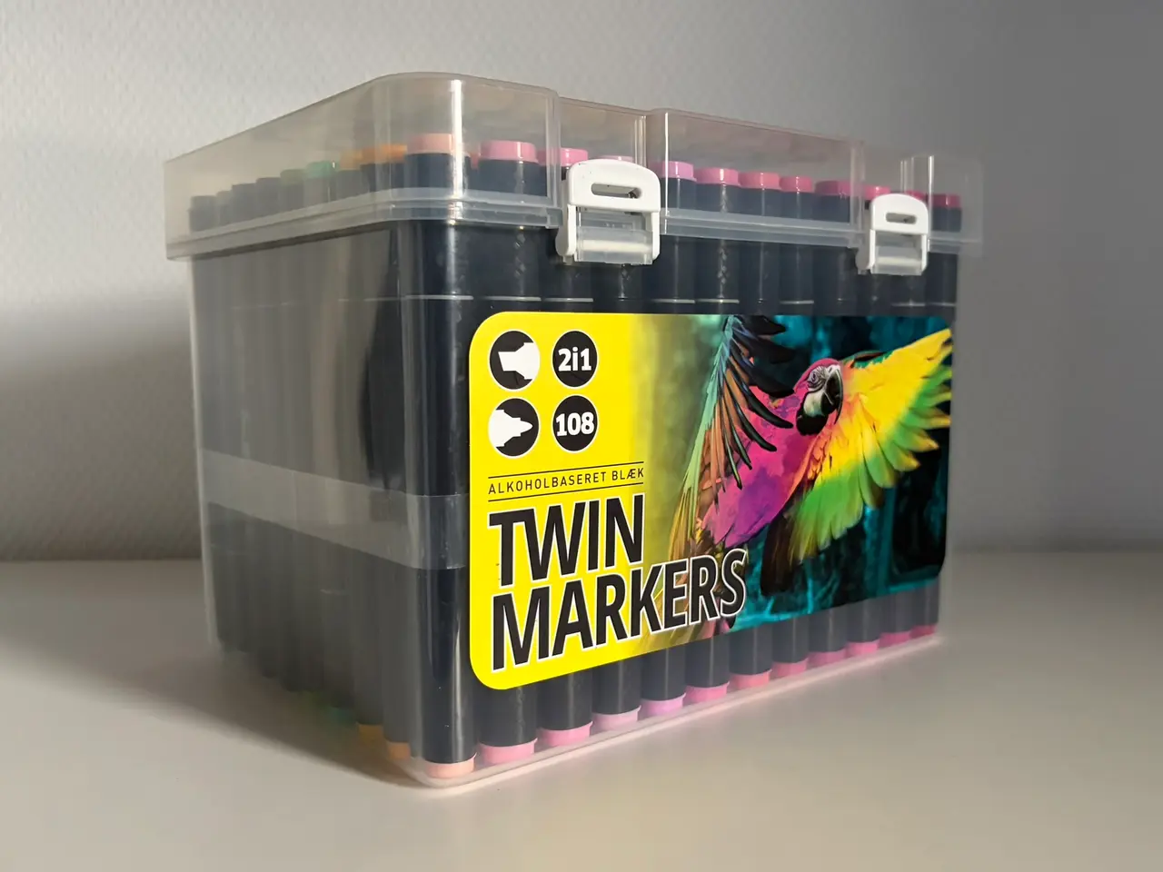Billede 2 - Twin Markers, 108 stk. '2 i 1'