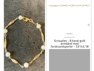 Virkeligt flot armbånd sælges