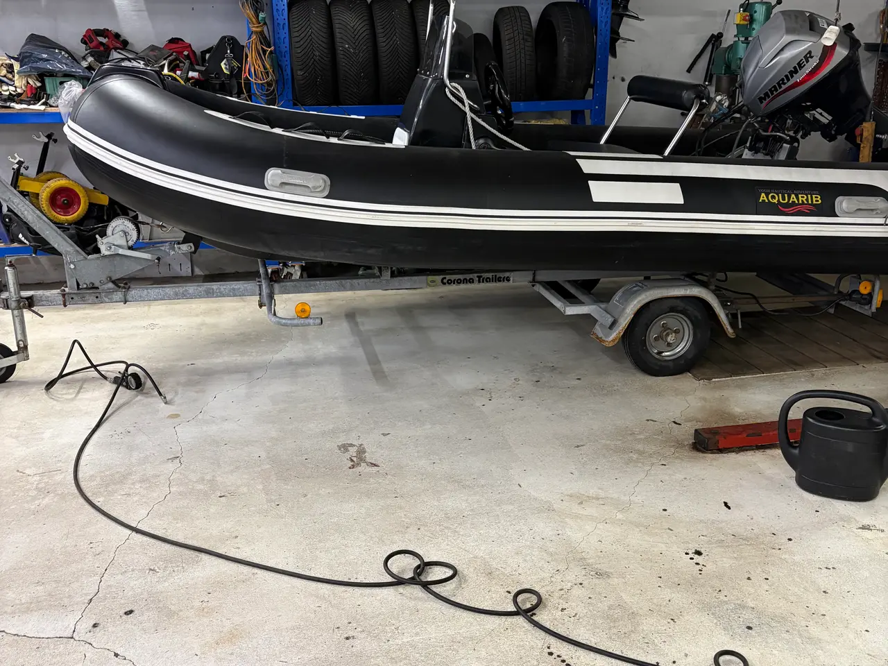 Billede 1 - Rib båd aquarib 390 20 hk 4 takt