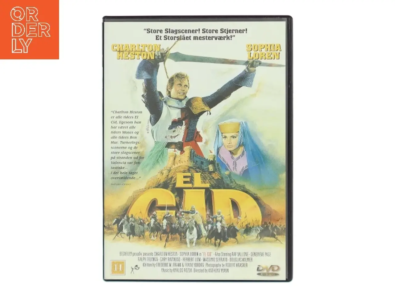 Billede 1 - El Cid DVD med Charlton Heston (DVD)