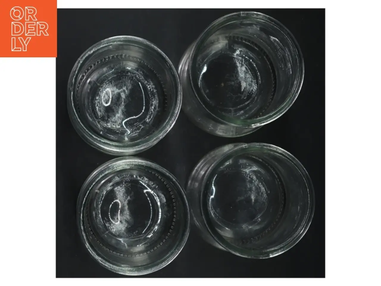 Billede 2 - 4 Runde glas/skjulere (str. Ø. 12 cm. 4 styk)
