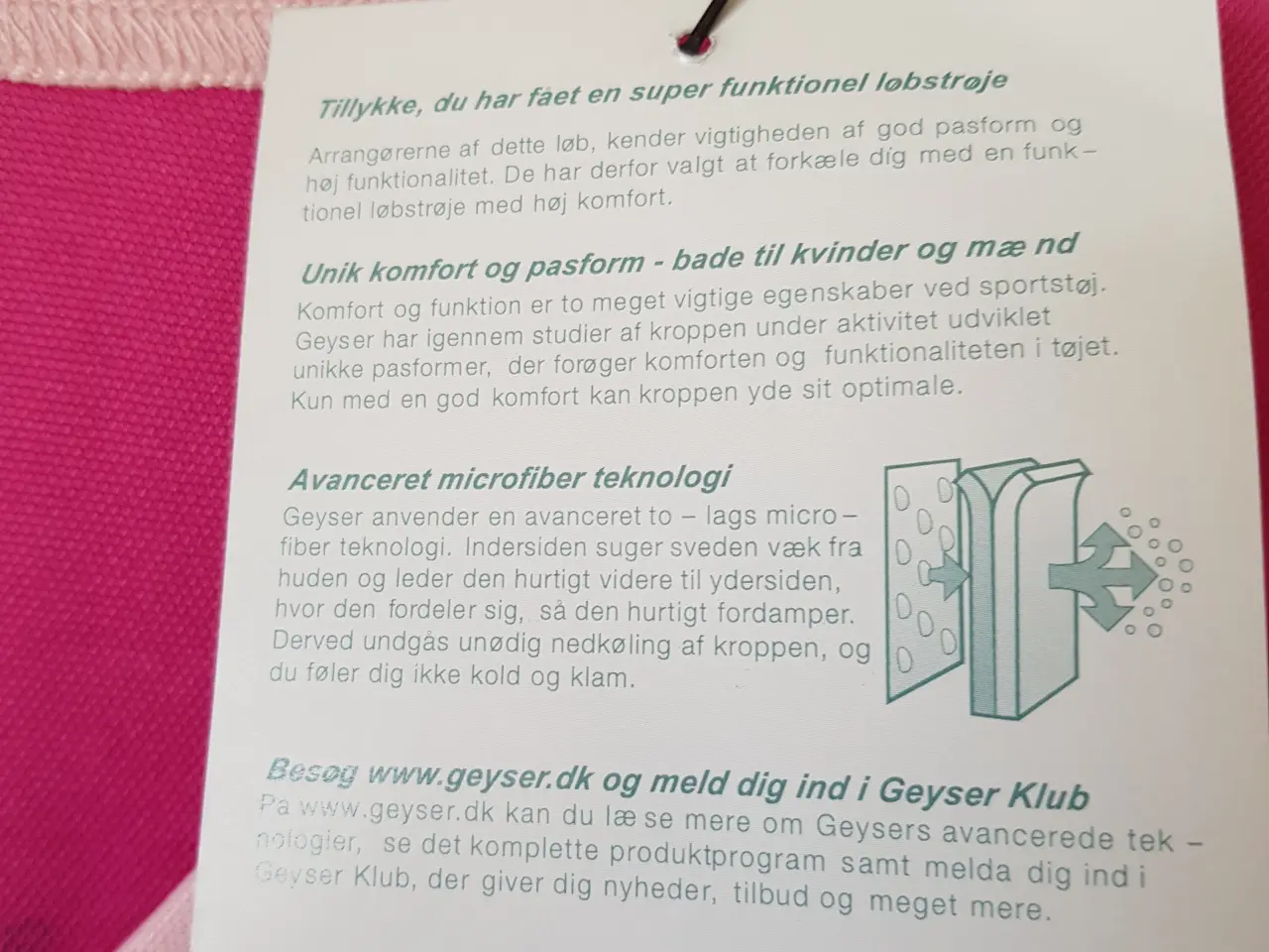 Billede 3 - Geyser, løbe-t-shirt