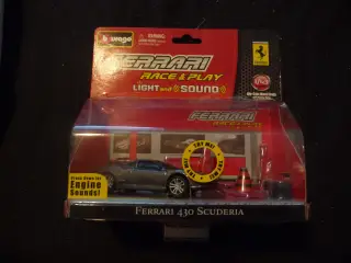 ferrari race and play light and sound bburago 1:43