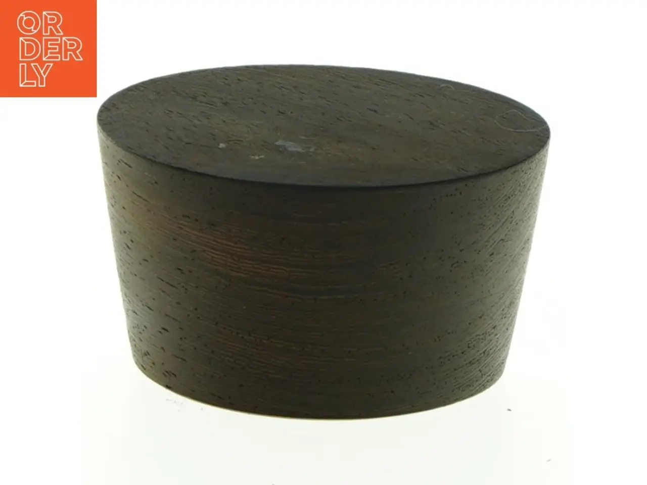 Billede 3 - Palisander sukkerskål (str. H 6 cm. ø. 8,5 cm)