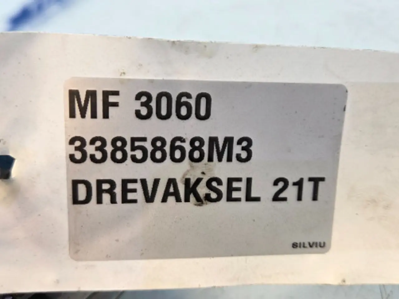 Billede 9 - Massey Ferguson 3060 Tandhjul 3385868M3