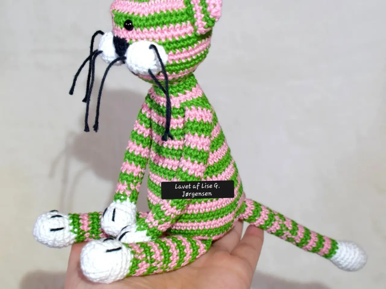 Billede 6 - Hæklede mini-katte, kunsthåndværk 