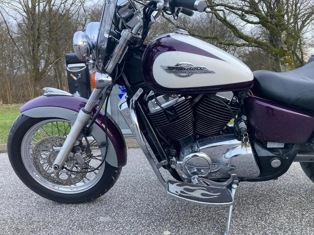 Billede 6 - Flot og yderst velholdt Honda vt1100 Shadow c2 ace