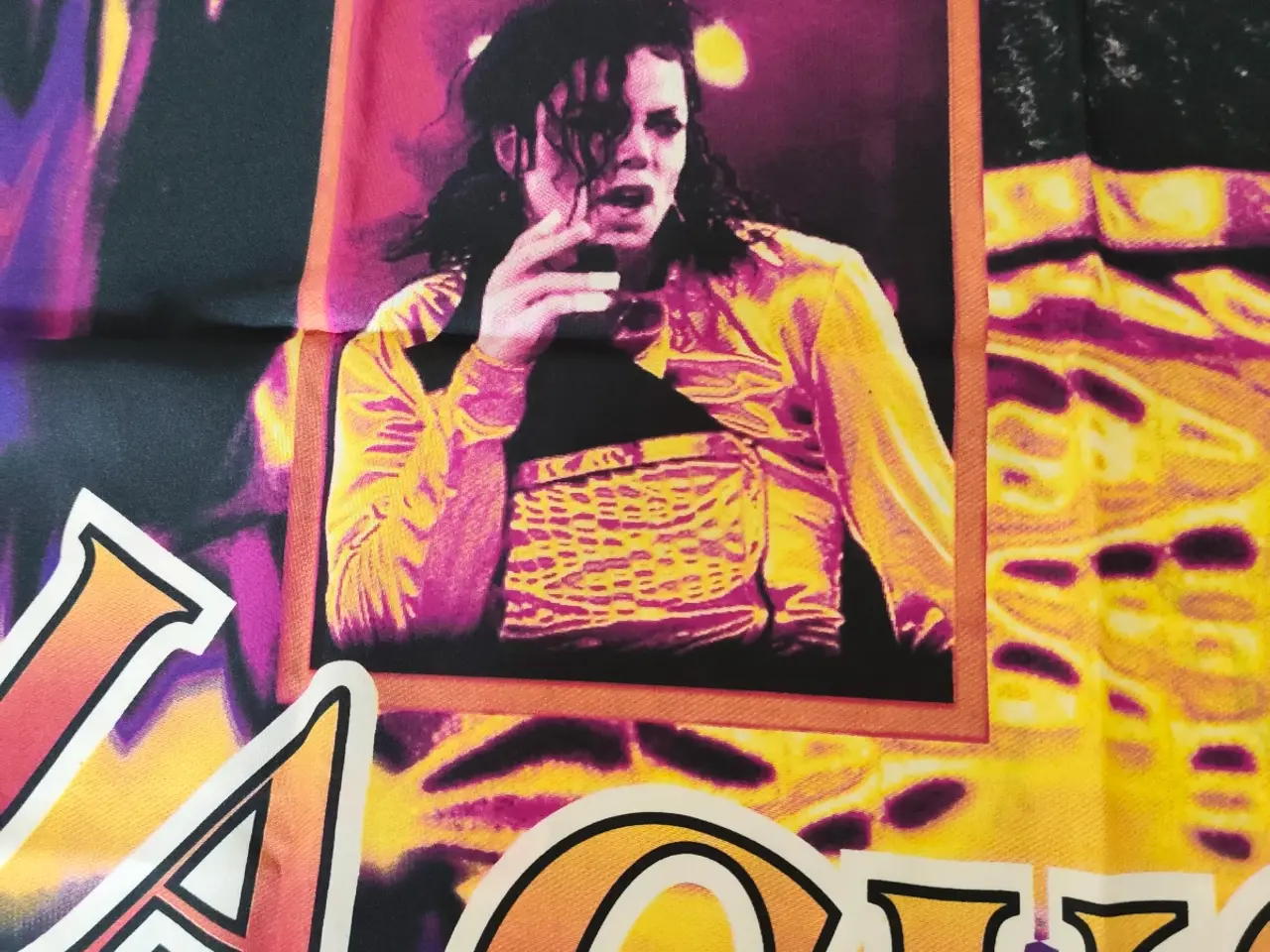 Billede 3 - Kæmpe stort Michael Jackson flag