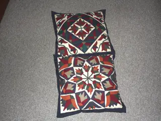 Patchwork pudebetræk til pyntepude inkl. puder