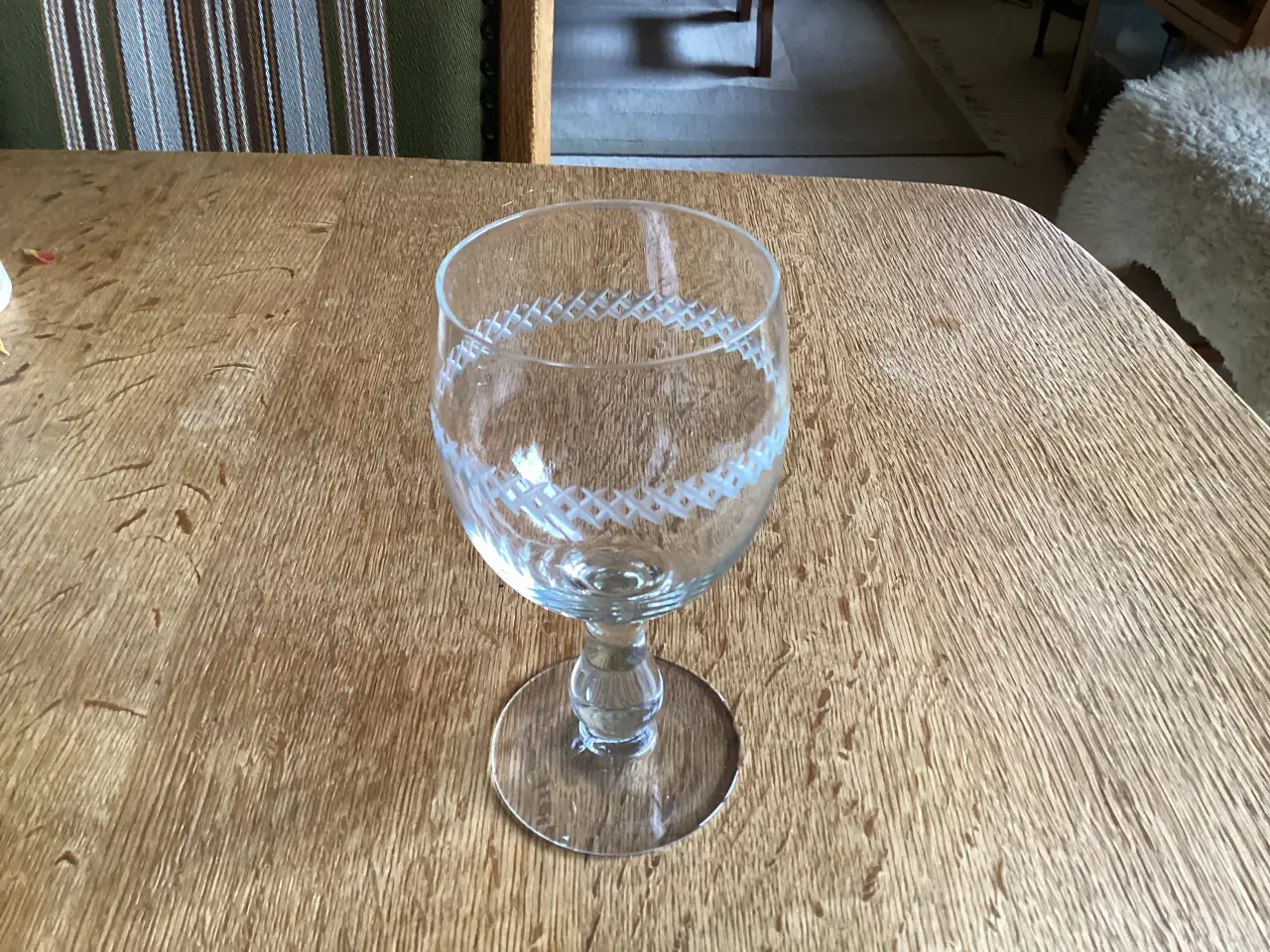 Billede 1 - 5 gamle Holmegårdglas m/krydsslibninger