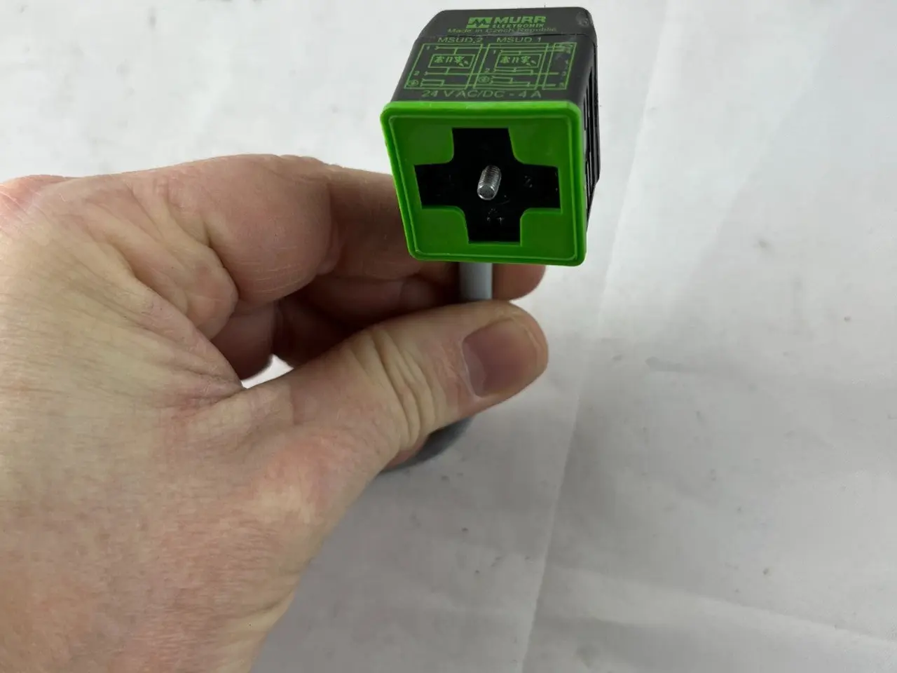 Billede 4 - Murr Elektronik MSUD Double ventil stik M12 kabel
