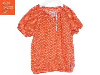 Orange Prikket Bluse fra Kools (str. 128)
