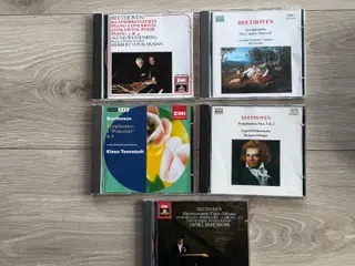 BEETHOVEN - 5 KLASSISKE CD’ER