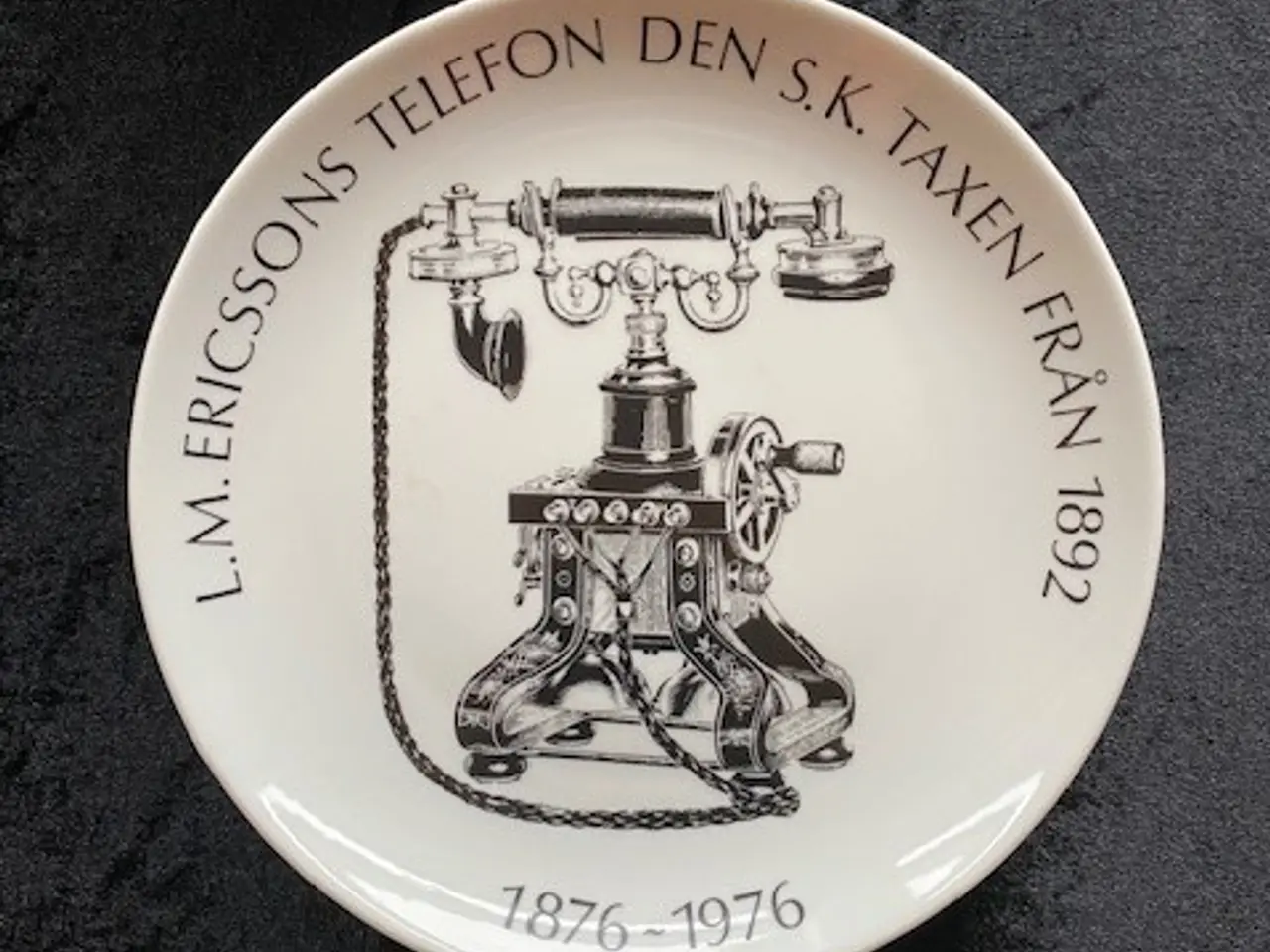 Billede 3 - 5 Rigtig flotte Jydsk Telefon gamle vintage platte