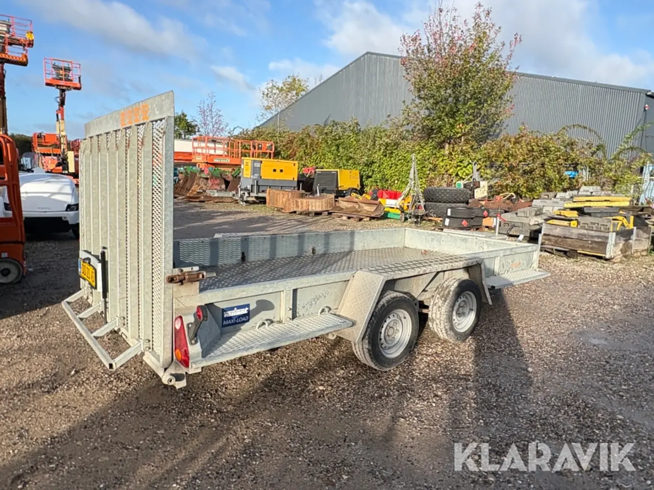 Billede 3 - Maskintrailer Variant 3518B4 Maxi Load, 2 aksler, 3.500 kg