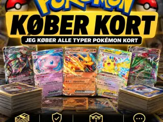KØBER ALLE TYPER POKEMON KORT