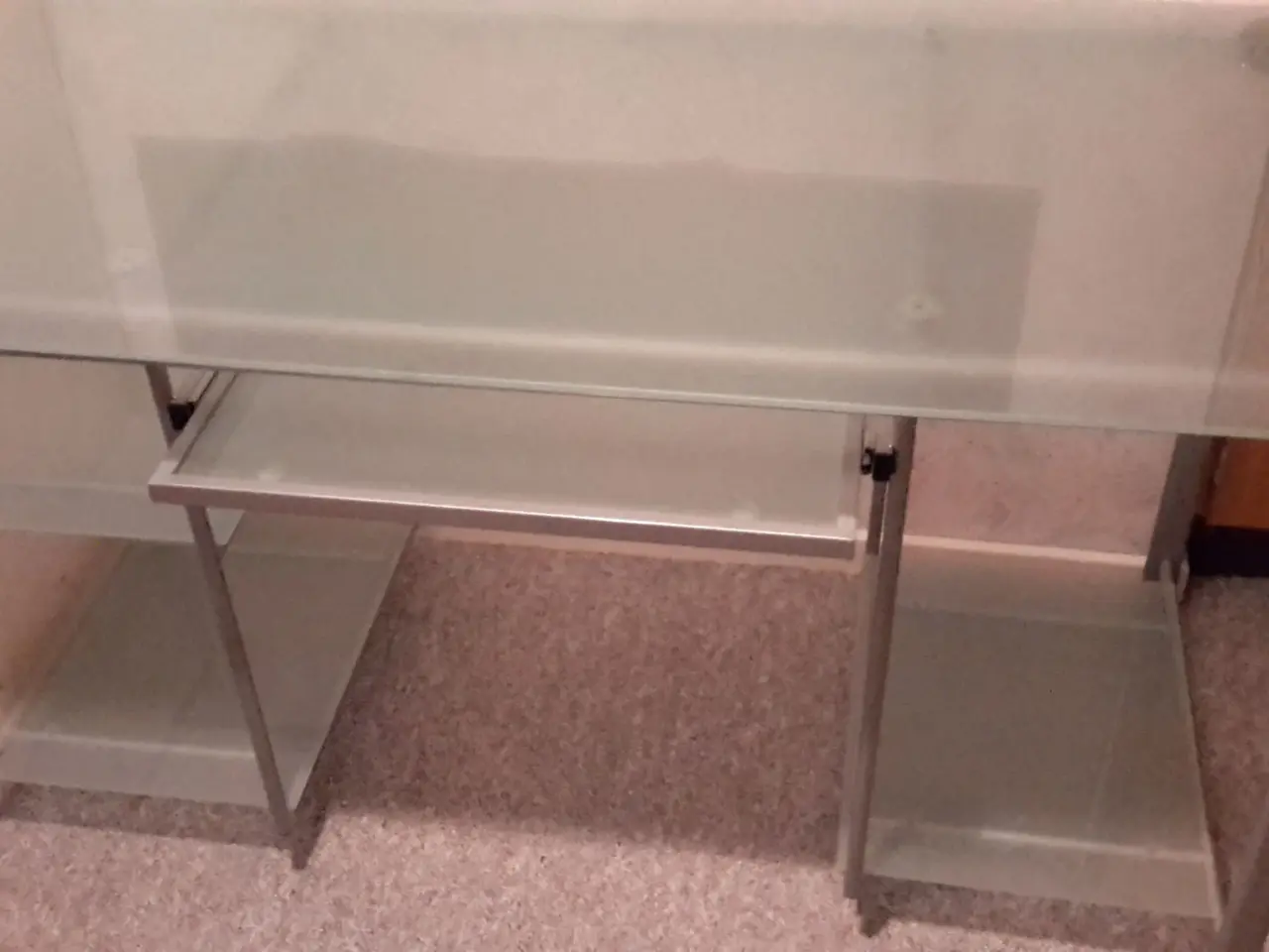 Billede 3 - Glas skrivebord