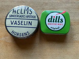 Dåser Helms Søndergades apothek, dills