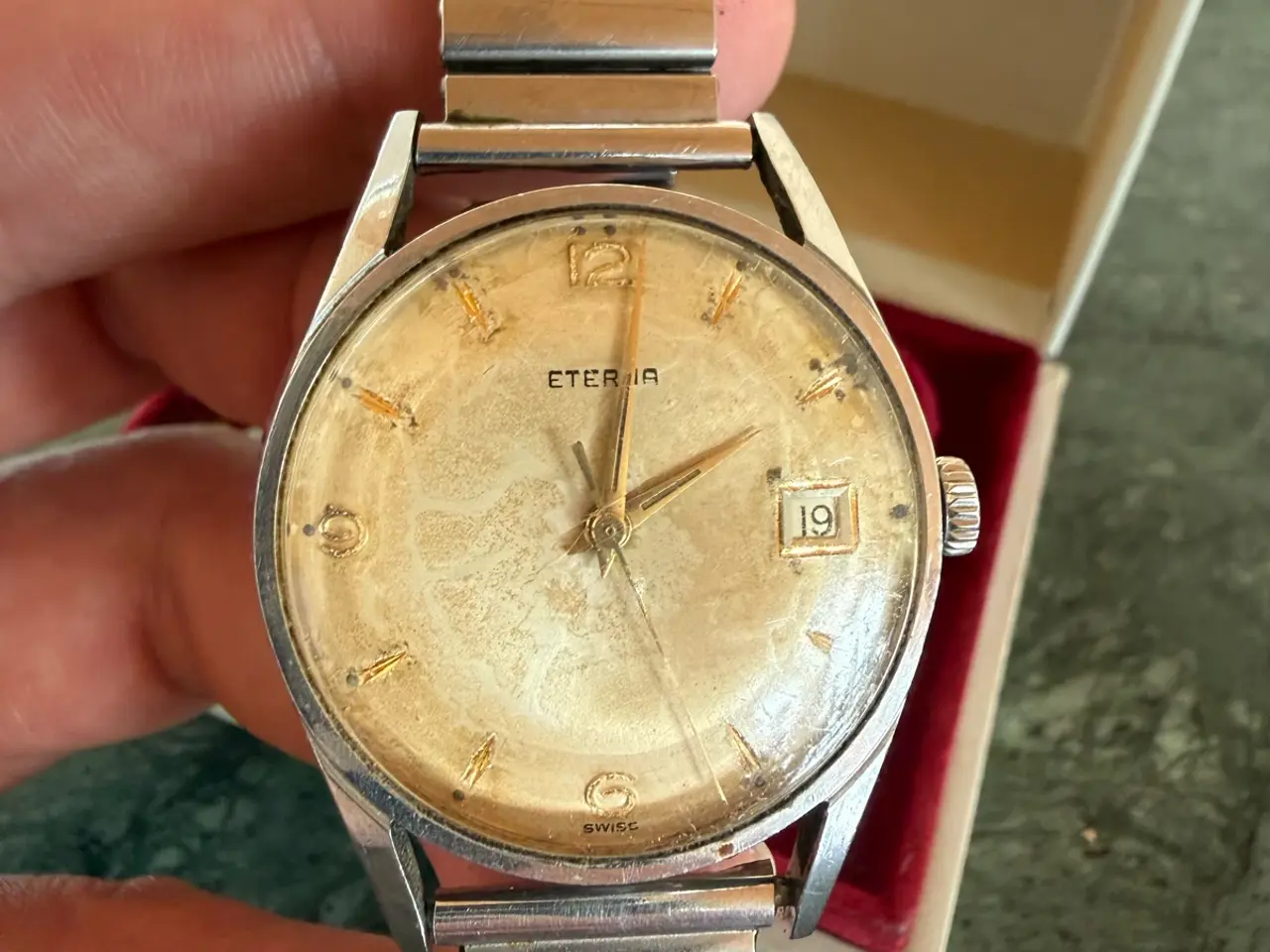 Billede 4 - Eternal vintage herreur, med flexrem og dato