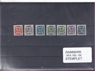 Danmark Samling - AFA 160 - 66 - Stemplet