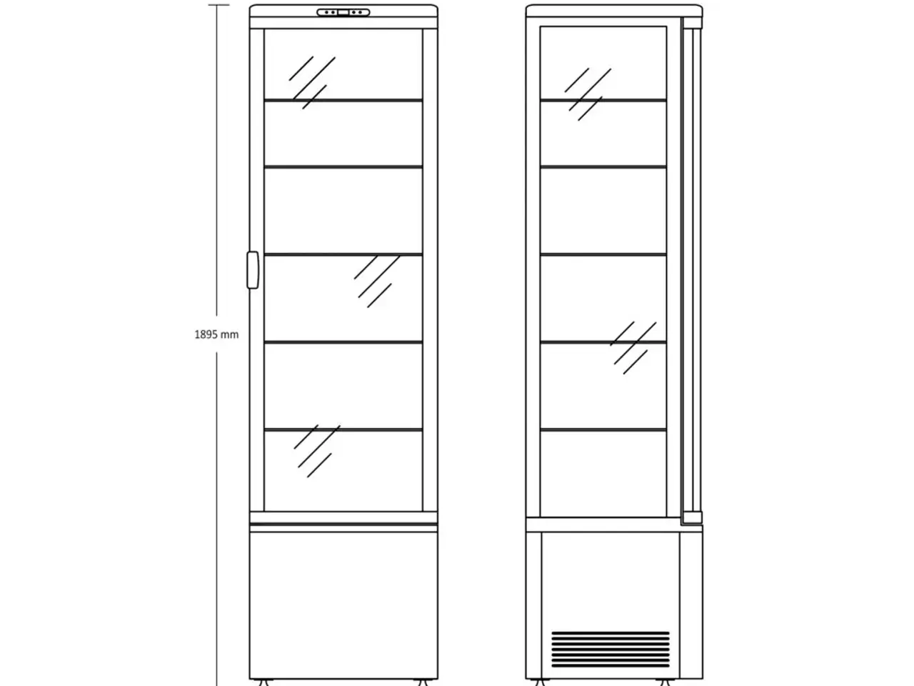 Billede 5 - Kølemontre 270 Liter – RTC 287 WE – hvid