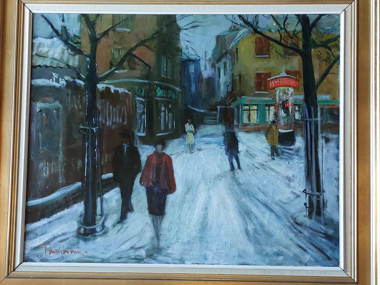 Billede 1 - POUL KASTRUP - ( 1908 - 1987 ) - oliemaleri