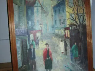 Flot Maleri af E. SØGÅRD. BYD.