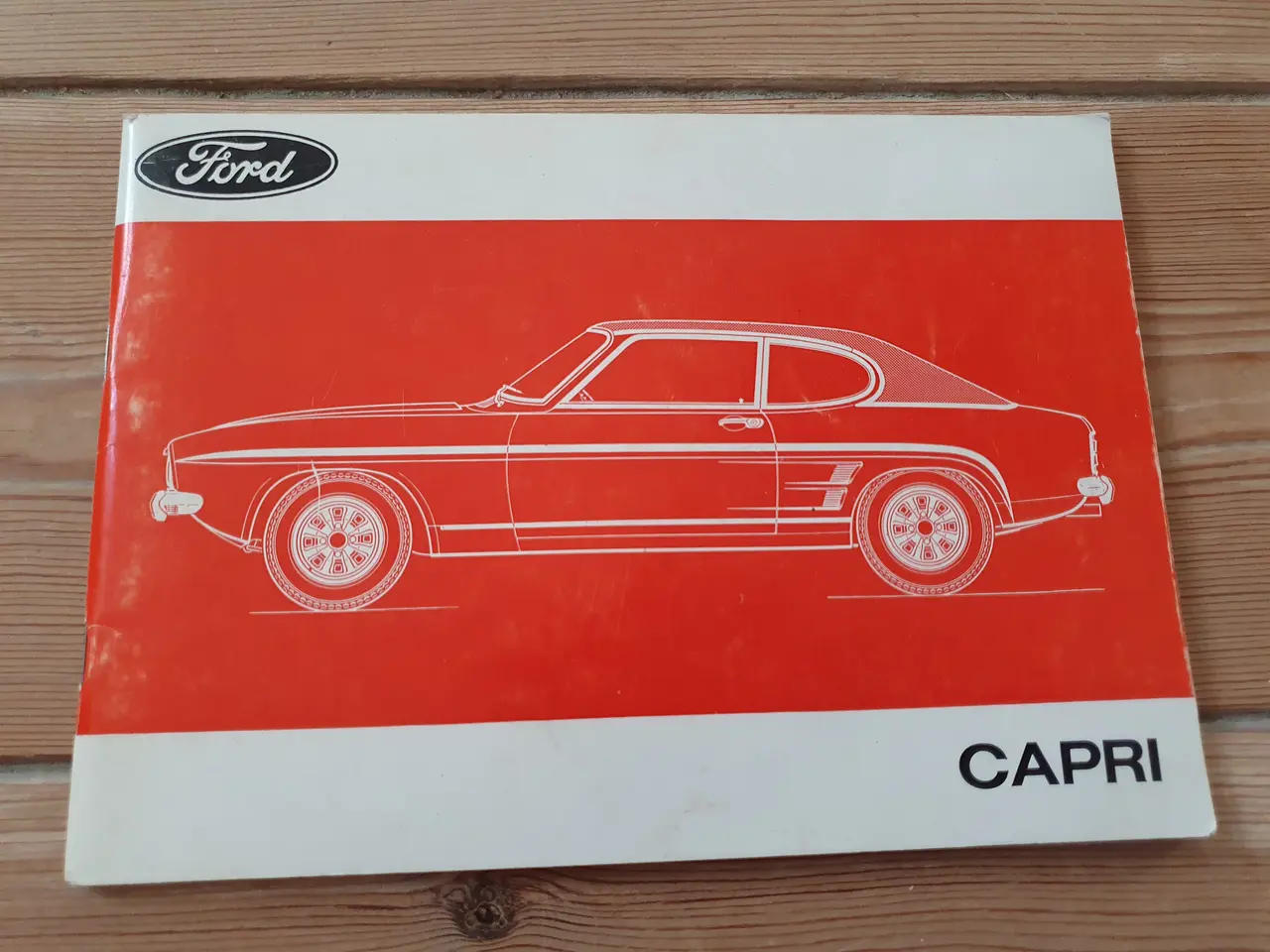 Billede 9 - Ford Capri instruktionsbøger m.v.