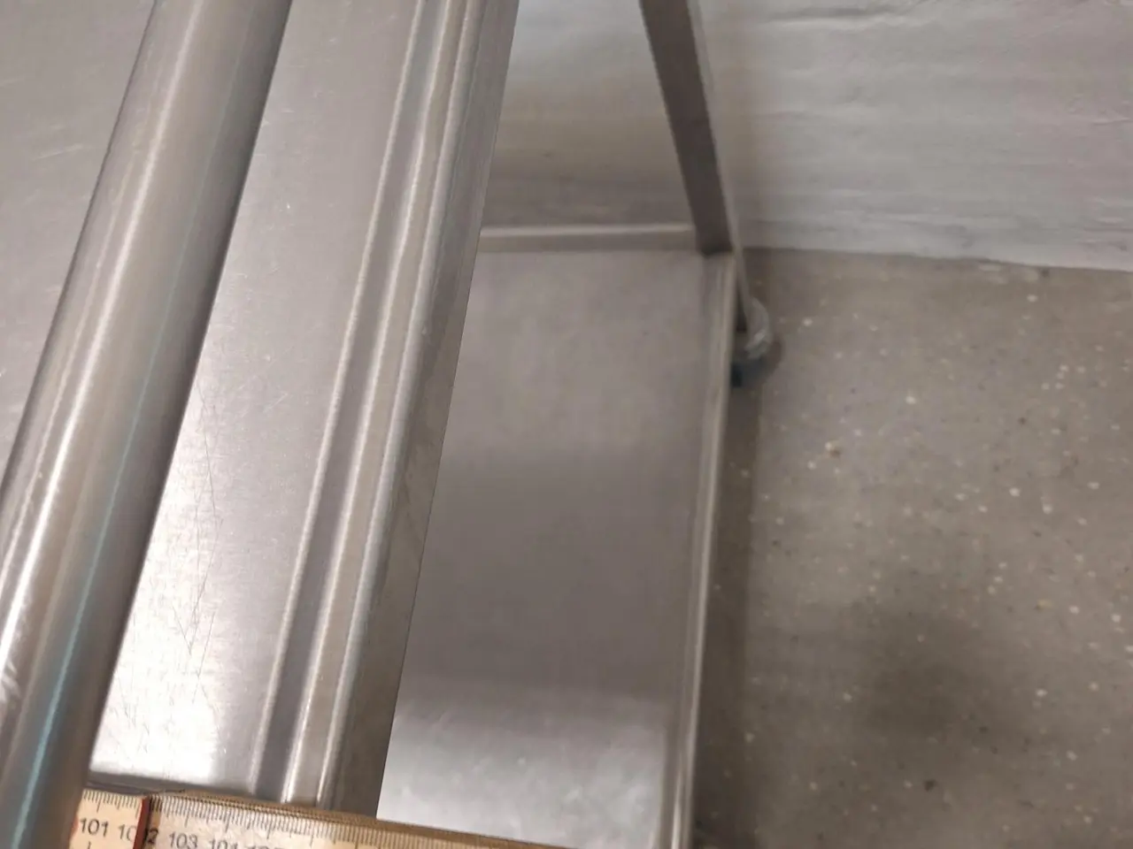 Billede 4 - Rulle bord Rustfri stål
