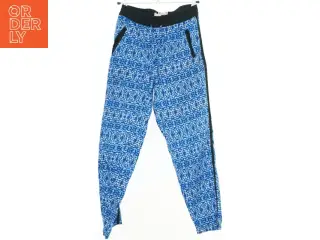Blå sweatpants med mønster fra Units (str. 140)