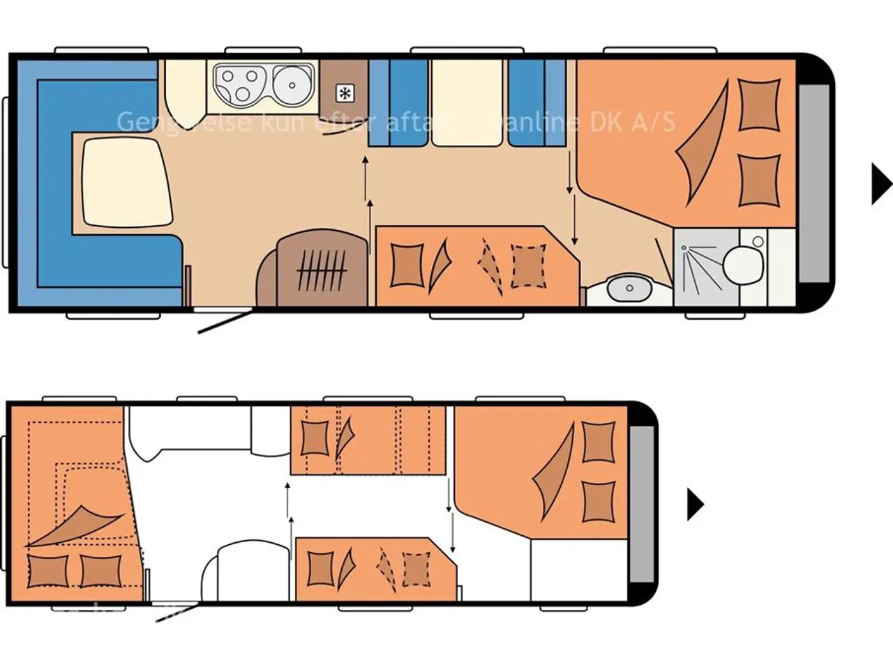 Billede 22 - 2014 - Hobby Prestige 720 UKFe Hobby Prestige 720 UFKE årg. 2014 7 sovepladser, 8 siddepladser.