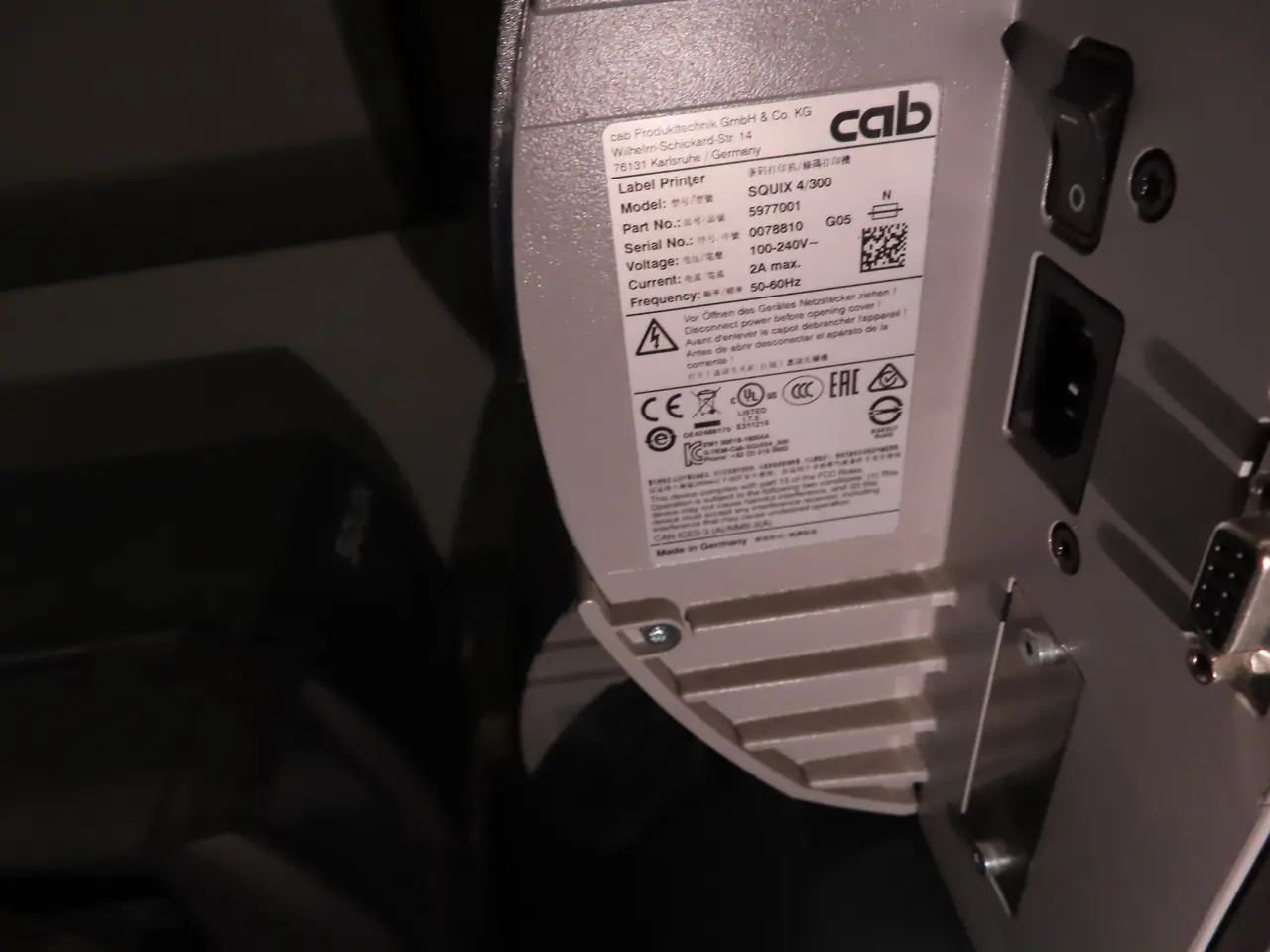 Billede 5 - Labelprinter CAB SQUIX 4/300