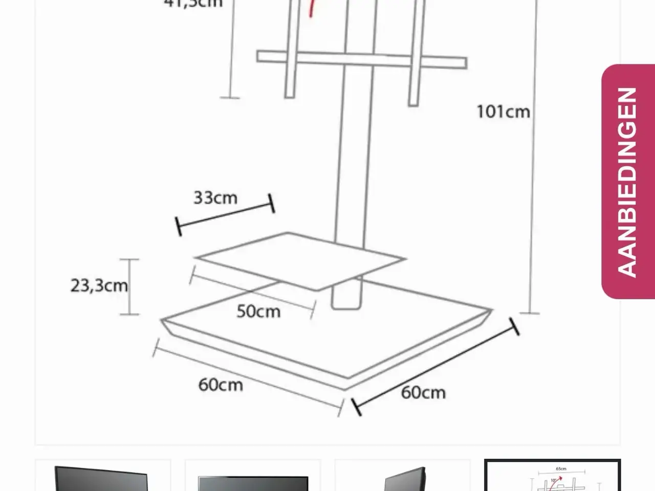 Billede 2 - TV stativ