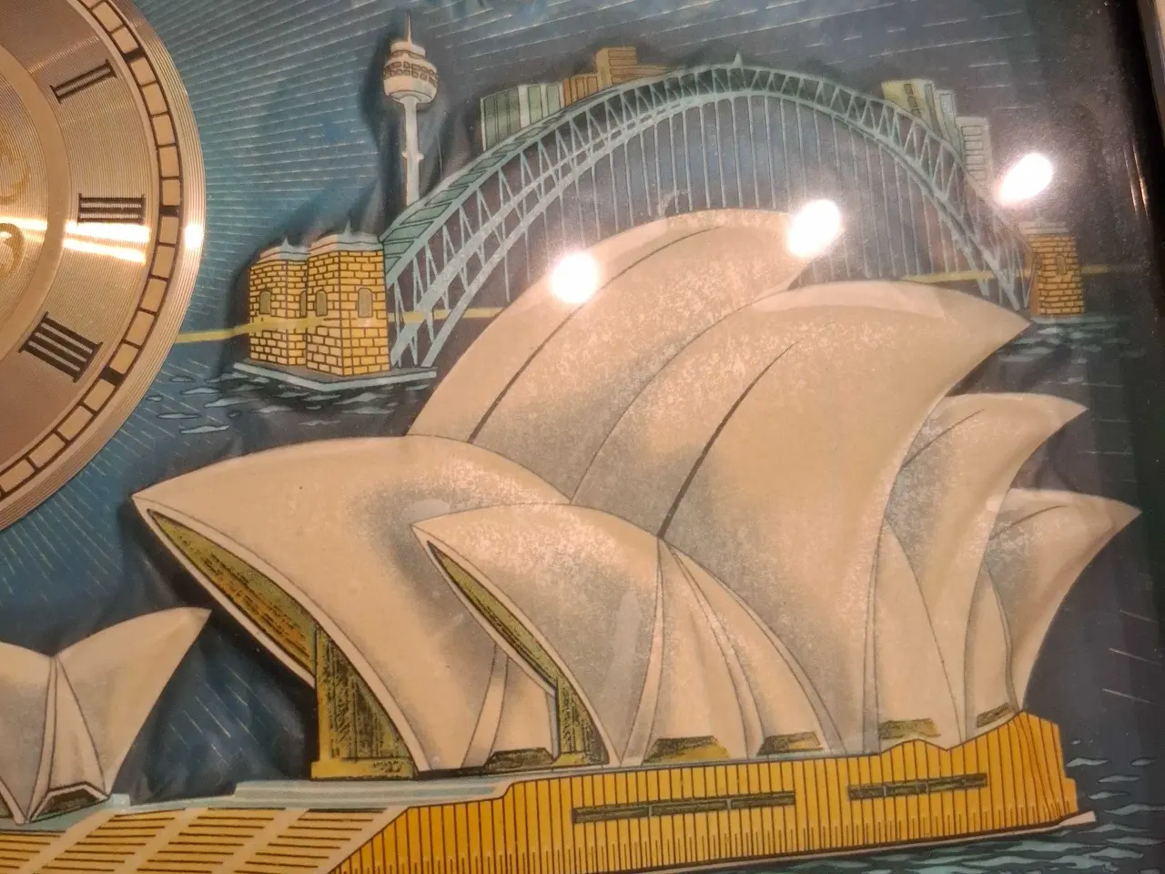 Billede 3 - Ur med motiv fra Sydney, Australien