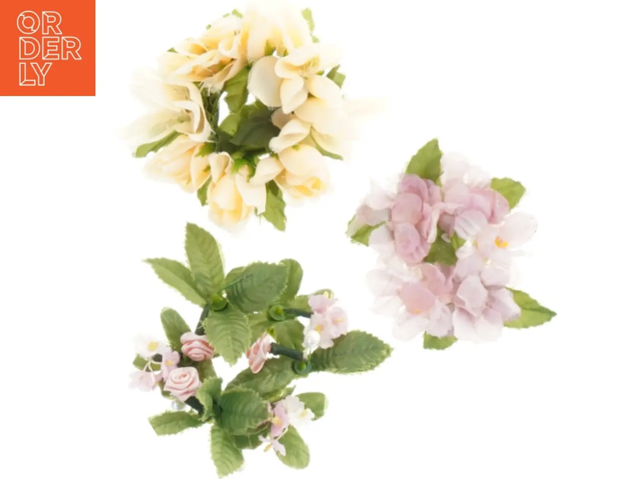 Billede 1 - Kunstige blomster dekoration (str. 7x3 cm)