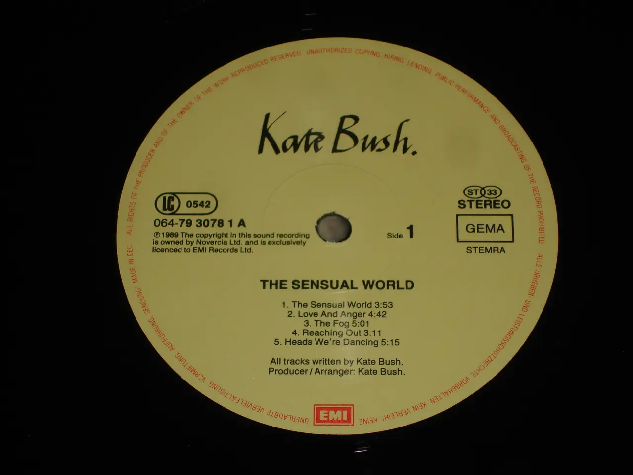 Billede 5 - (Sender gerne) Kate Bush – The Sensual World