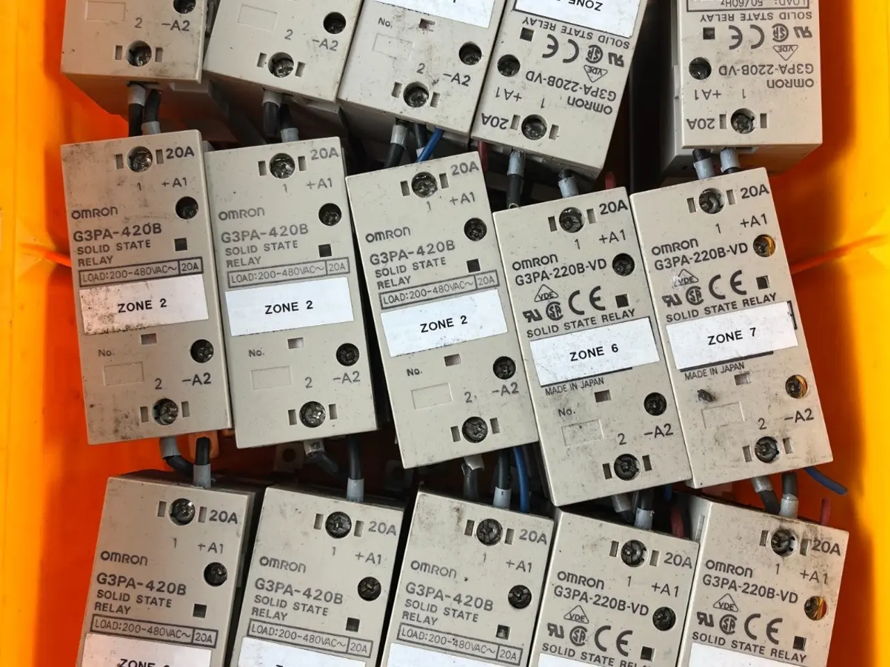 Billede 3 - parti of 15 Omron G3PA-420B G3PA-220B-VD Solid SSR