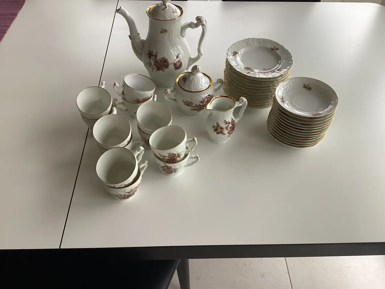 Billede 1 - Porcelæn kaffestel 11 personer Schlaggenwald(33)