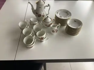 Porcelæn kaffestel 11 personer Schlaggenwald(33)