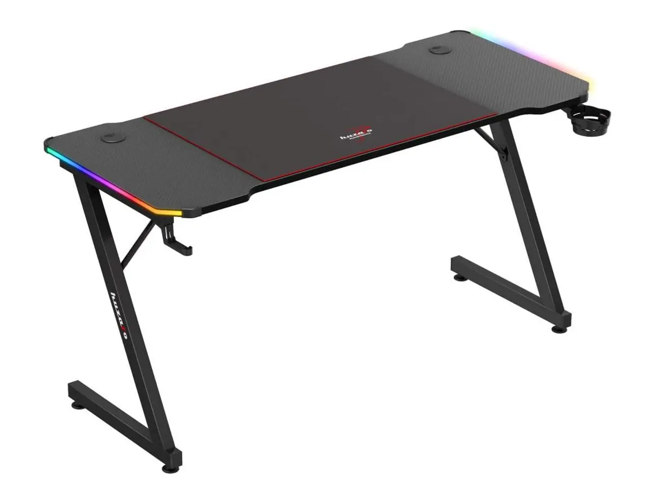 Billede 7 - Gamingbord Hero 3.3 RGB - sort, 140 x 60 cm