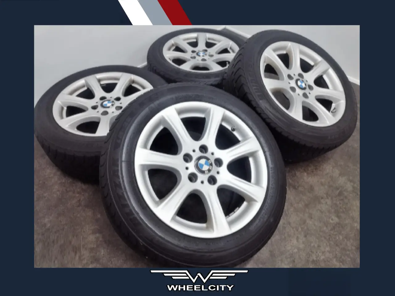 Billede 1 - 5x120 17" ET34 BMW Style-394 vintersæt inkl.TPMS