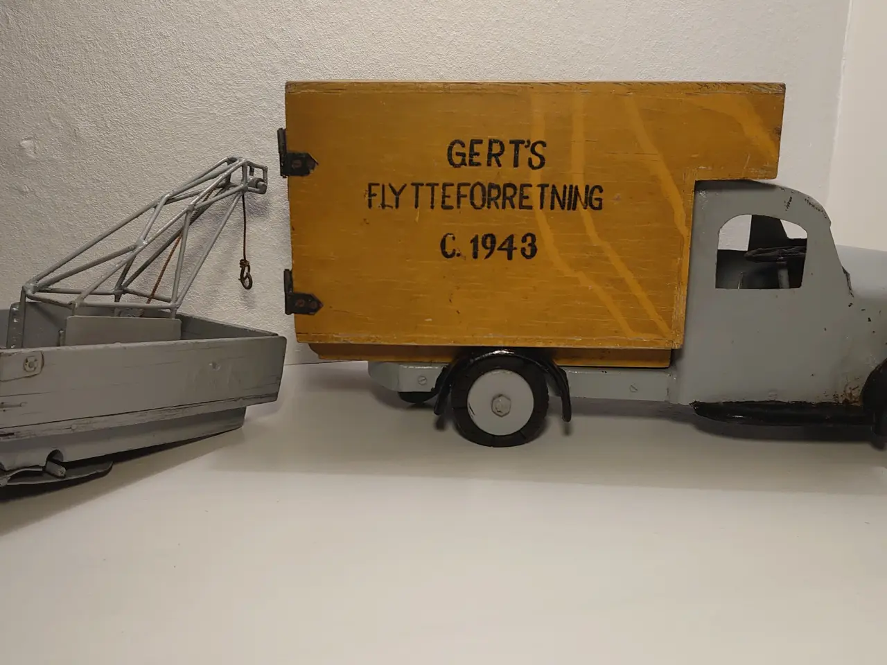 Billede 2 - Tekno: Stor sjælden flytte/kranbil. 1943