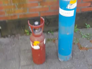 Autogen Gas & fyldt Ilt flasker.Ejenmdomsflasker